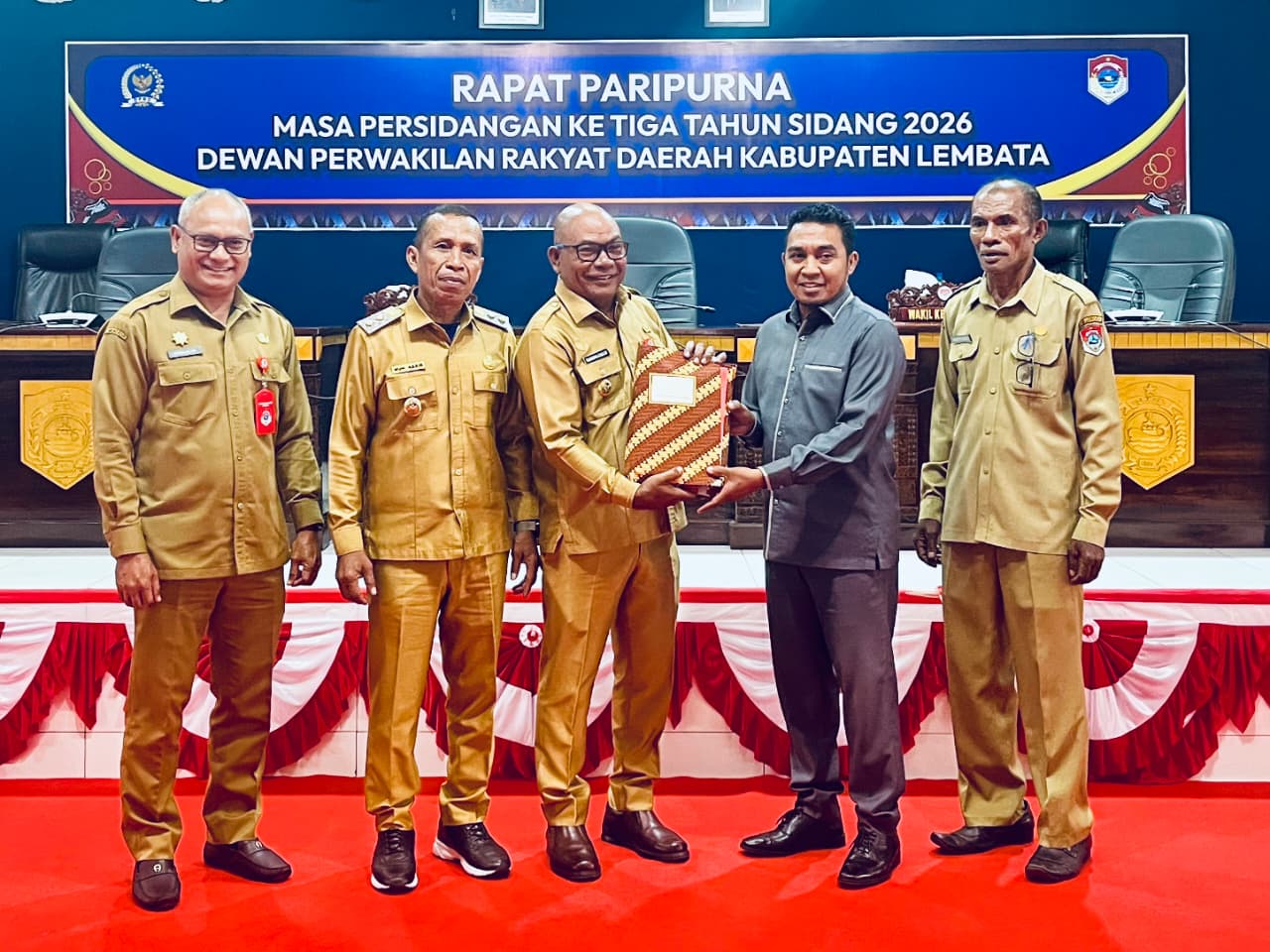 Penyampaian Laporan Pertanggungjawaban Pelaksanaan APBD TA 2025 dalam Rapat Paripurna DPRD