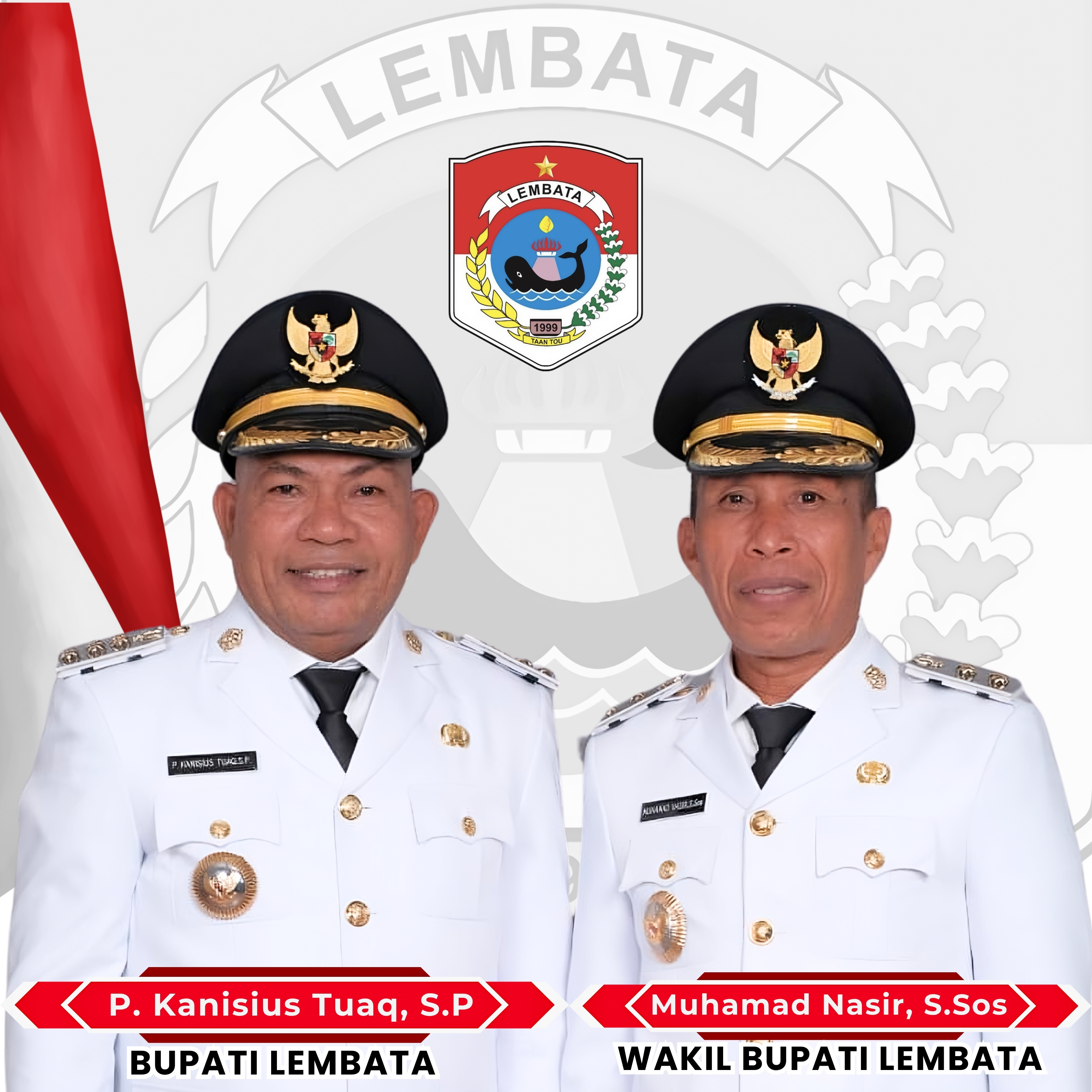 Bupati dan Wakil Bupati rED